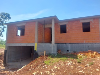 House near Buje - at the stage of construction 7