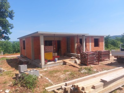 House near Buje - at the stage of construction 6