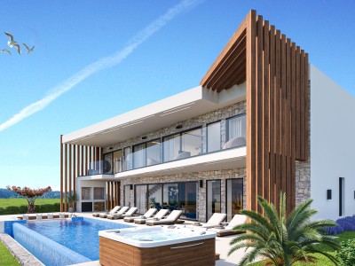 Luxury villa with sea view near Poreč - at the stage of construction 1