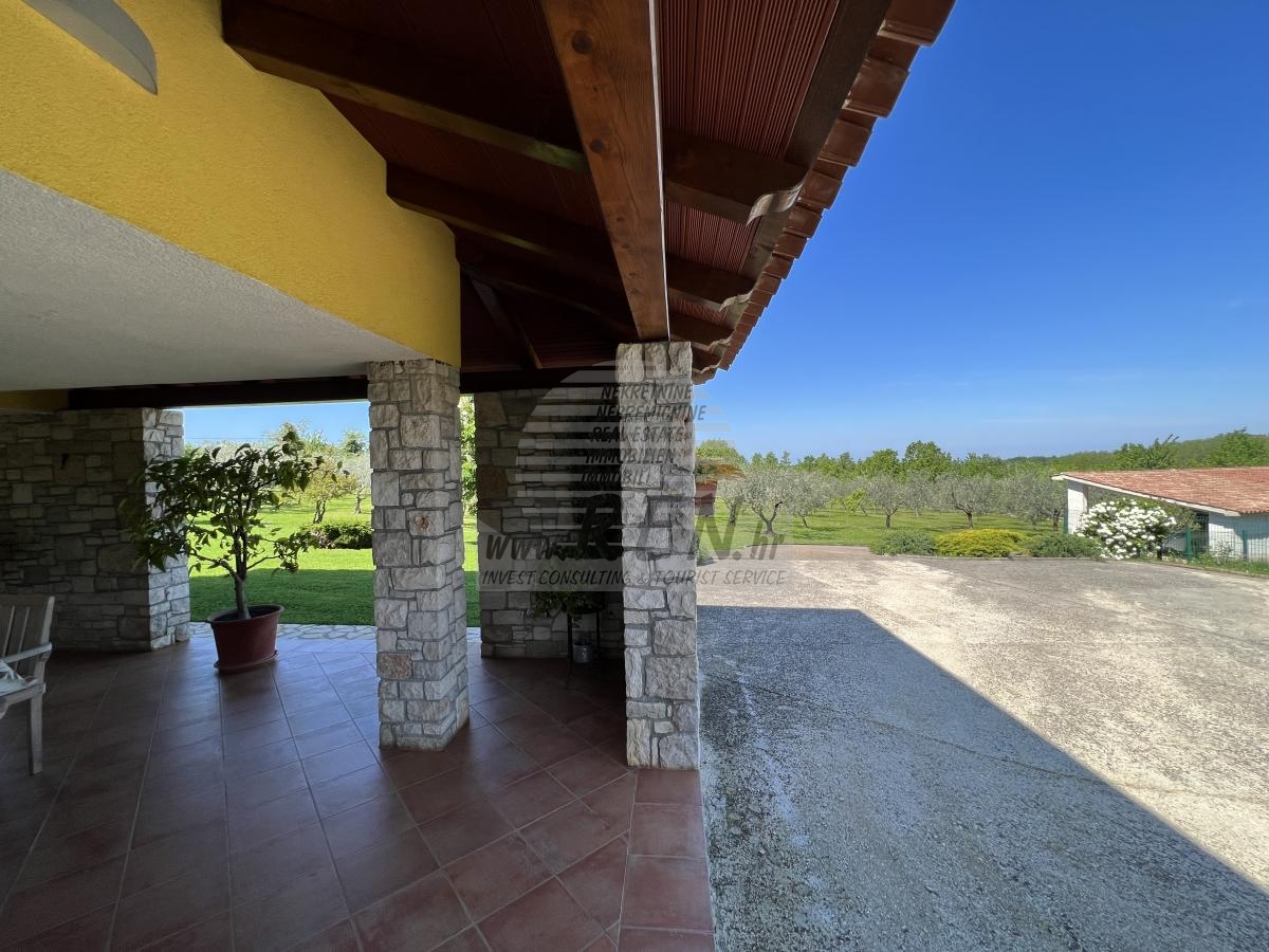 House with an olive grove and a view of the sea 21