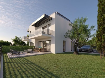 Modern semi-detached house near the sea - at the stage of construction 2
