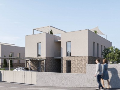 House near the sea in the vicinity of Novigrad - at the stage of construction 17