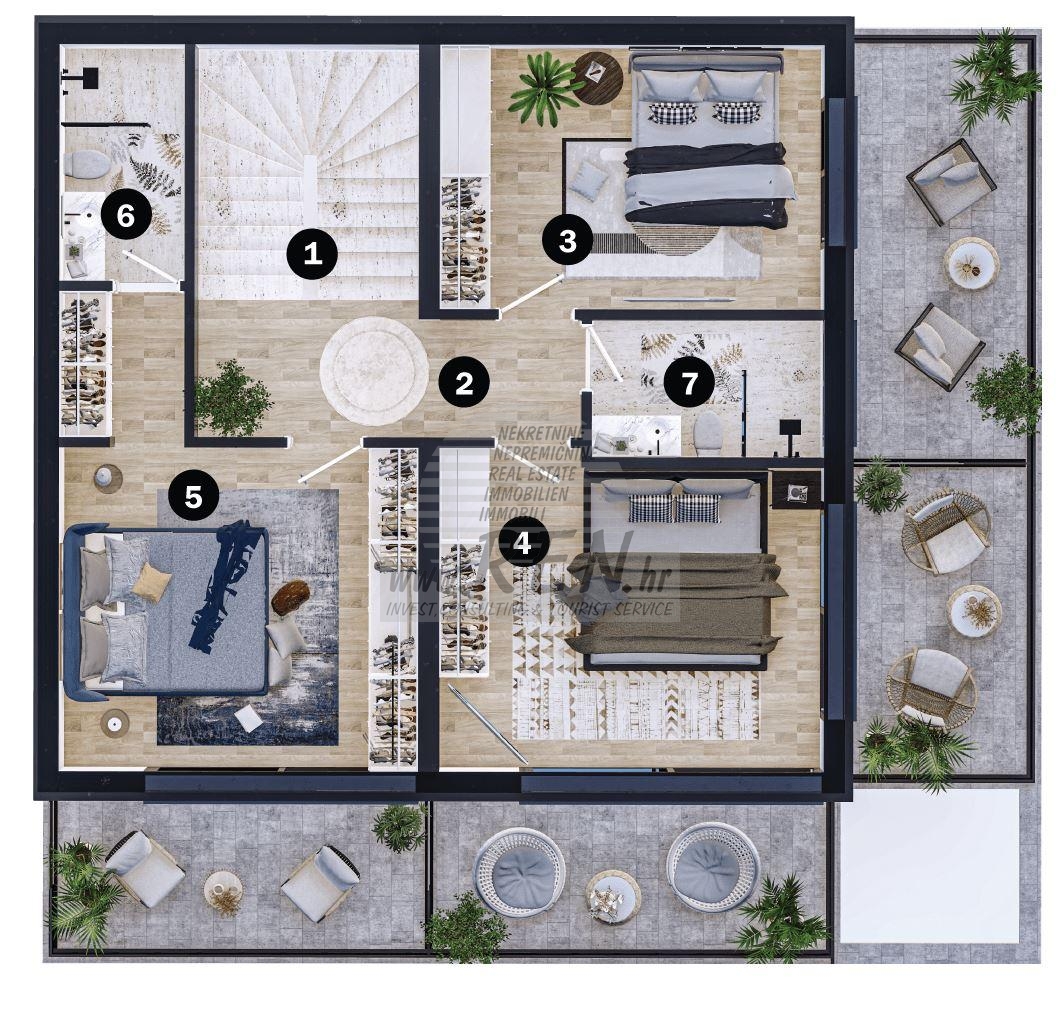 Luxury semi-detached house near the sea - at the stage of construction 9