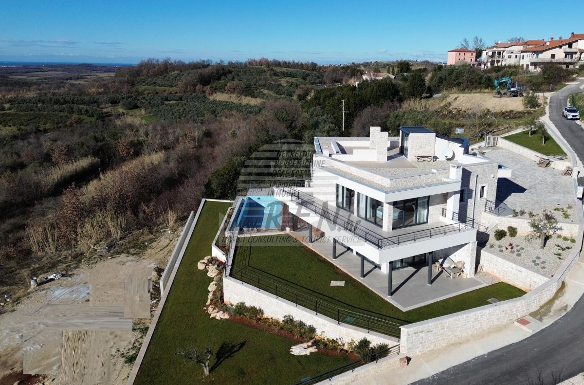 Luxury Villa with a unique view in Istria - at the stage of construction 1
