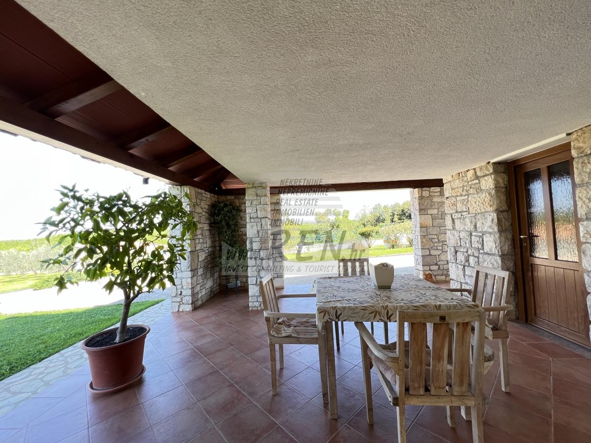 House with an olive grove and a view of the sea 14