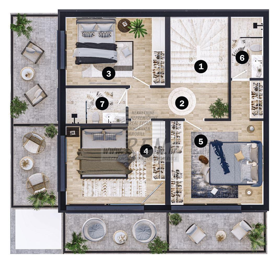 Luxury semi-detached house near the sea - at the stage of construction 9