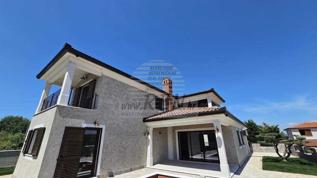 House with pool near Buje - at the stage of construction 2