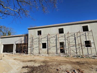 House with swimming pool near Grožnjan - at the stage of construction 10