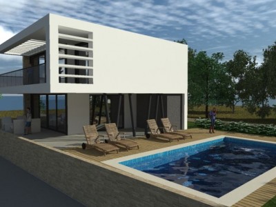 House with pool near Umag - at the stage of construction 4