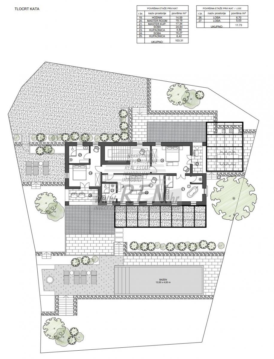 Stone villa near Novigrad - at the stage of construction 15