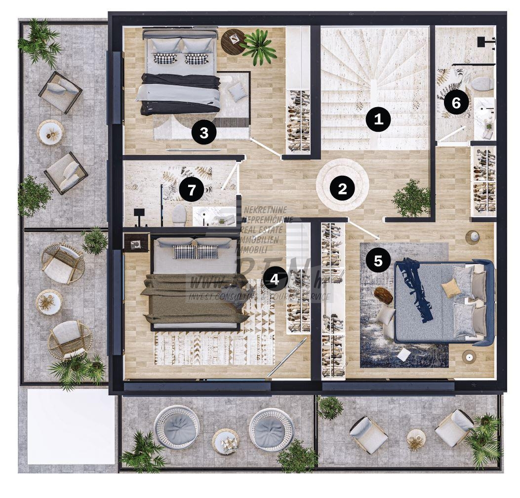 Luxury semi-detached house near the sea - at the stage of construction 9