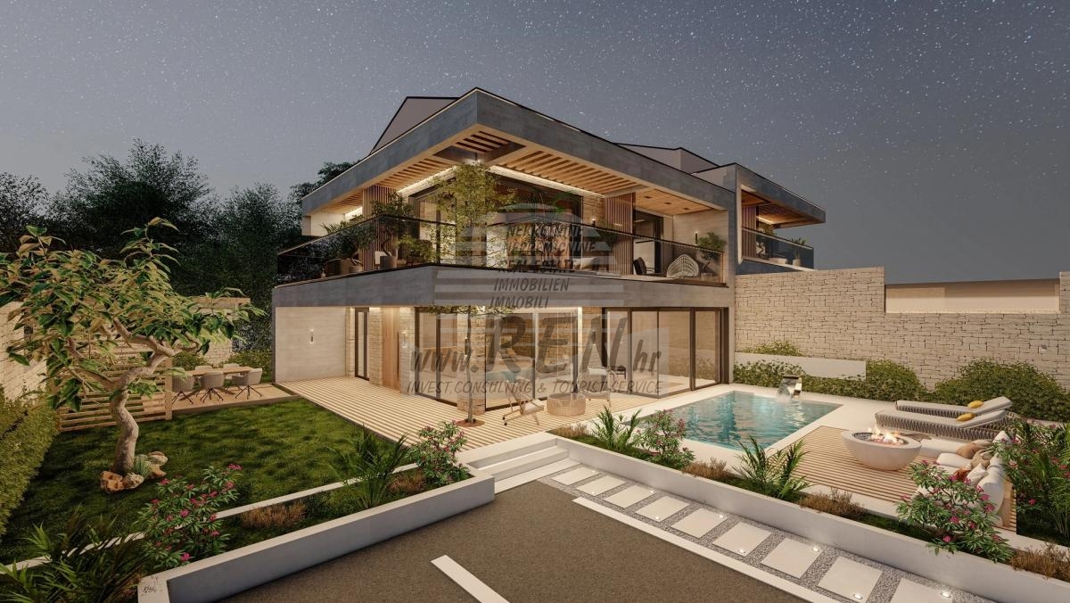Luxury semi-detached house near the sea - at the stage of construction 1