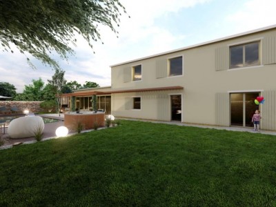 Casa con piscina vicino a Grisignana - nella fase di costruzione 2