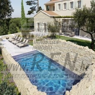 Stone villa near Novigrad - at the stage of construction 4