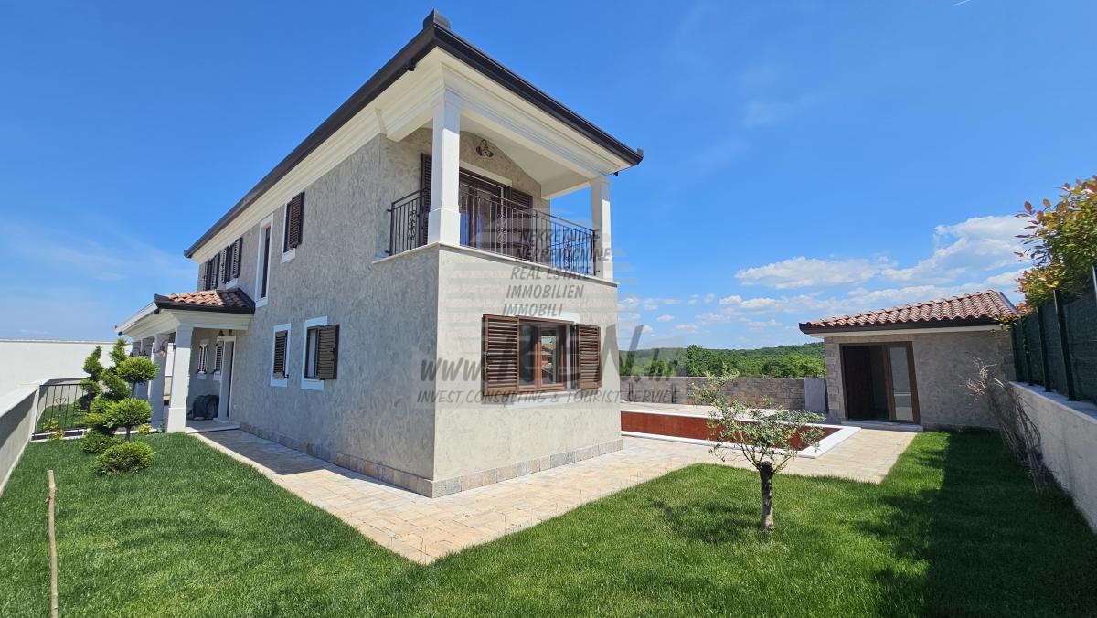 House with pool near Buje - at the stage of construction 3