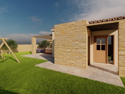 Semi-detached house near Brtonigla - at the stage of construction 13