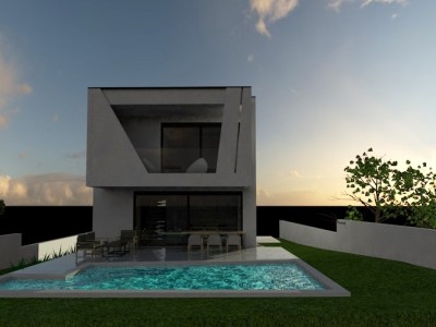 Luxury house in the vicinity of Novigrad - at the stage of construction