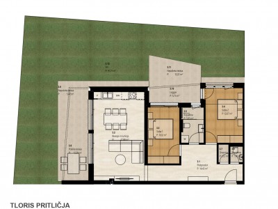 Erdgeschosswohnung in der Nähe des Strandes und des Zentrums von Umag - in Gebäude 9