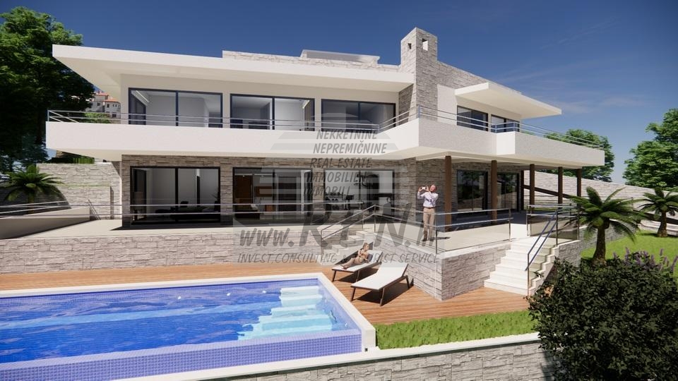 Luxury Villa with a unique view in Istria - at the stage of construction 23