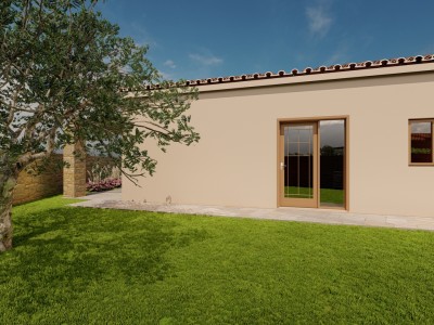 Semi-detached house near Brtonigla - at the stage of construction 10