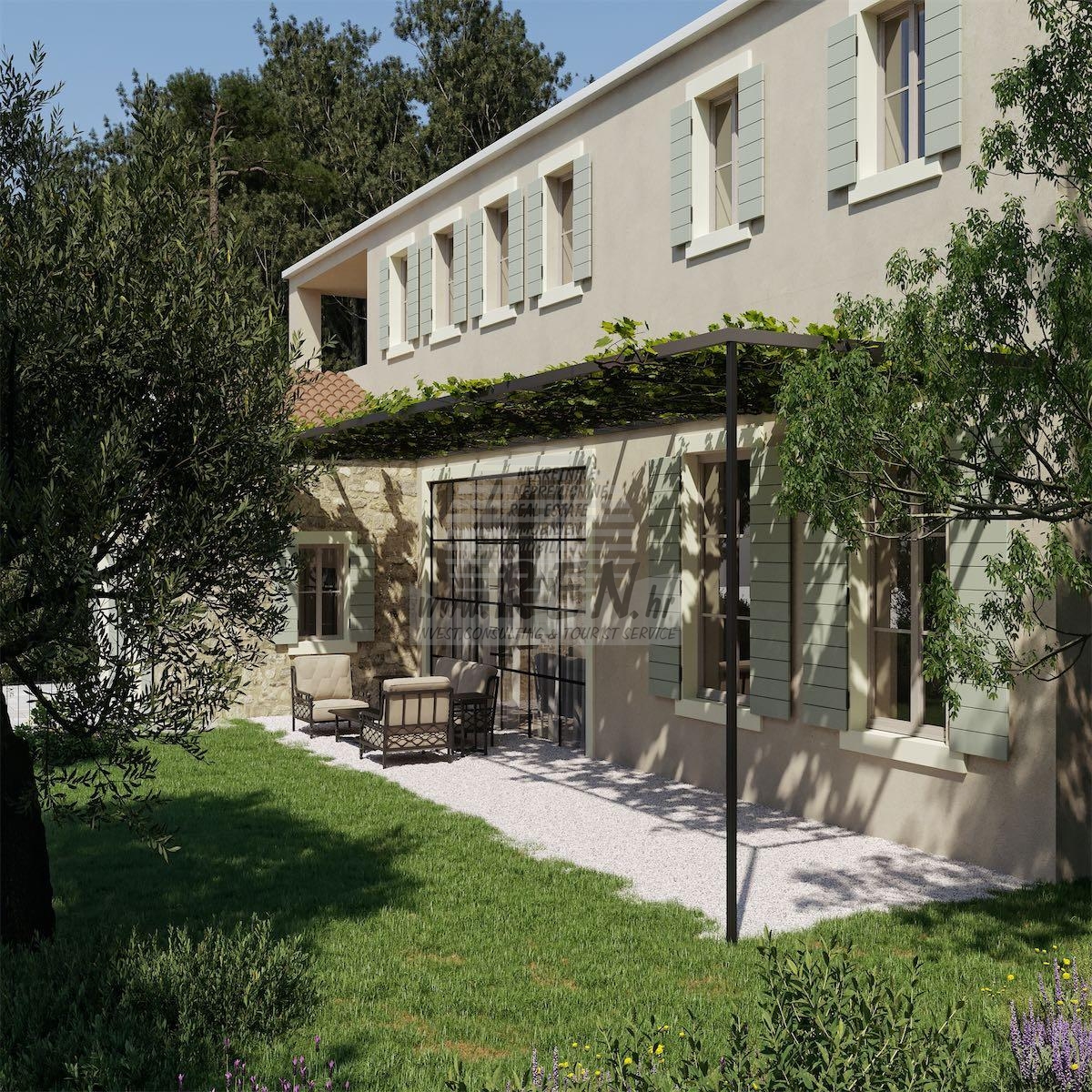 Stone villa near Novigrad - at the stage of construction 7