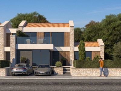 House with a view of the sea in the vicinity of Umag - at the stage of construction 3