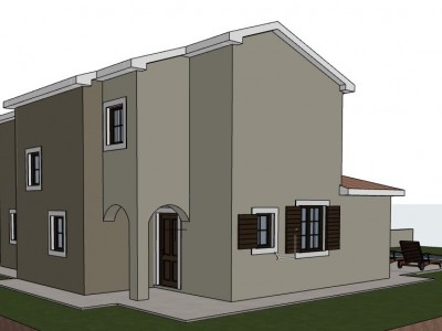 House near Buje - at the stage of construction 3