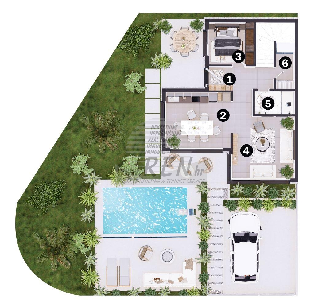 Luxury semi-detached house near the sea - at the stage of construction 8