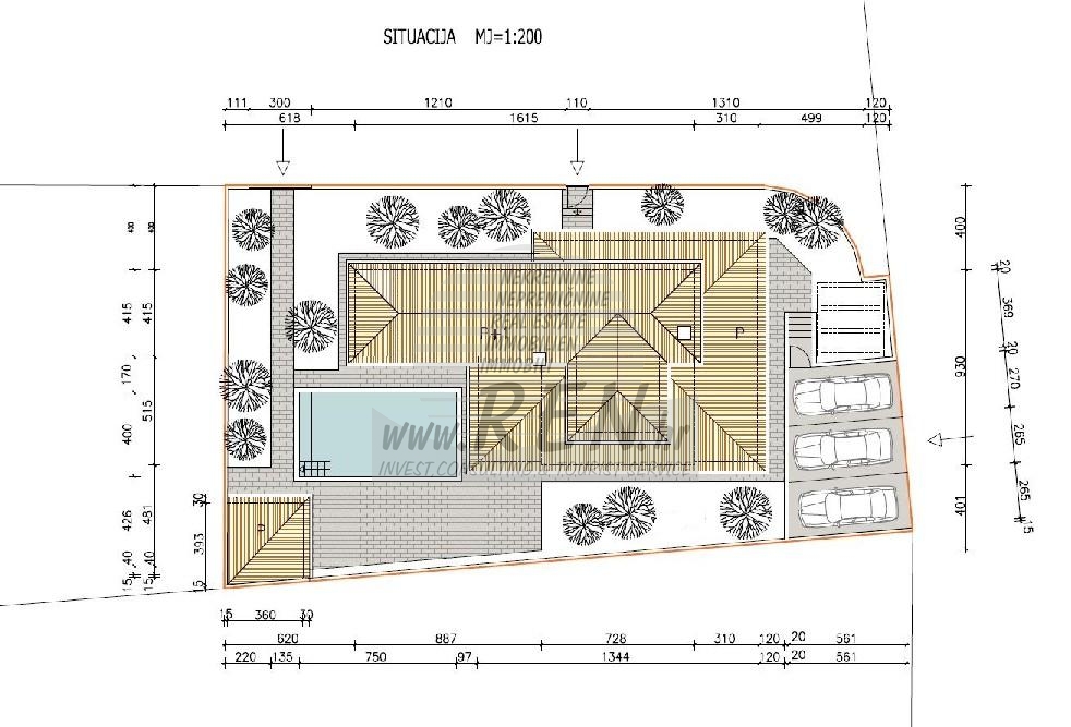 House with pool near Buje - at the stage of construction 23