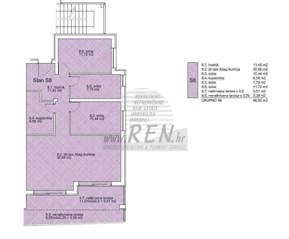 Apartma s čudovitim pogledom na morje v Novigradu 12