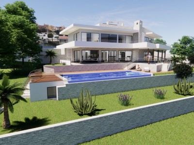 Luxury Villa with a unique view in Istria - at the stage of construction 2